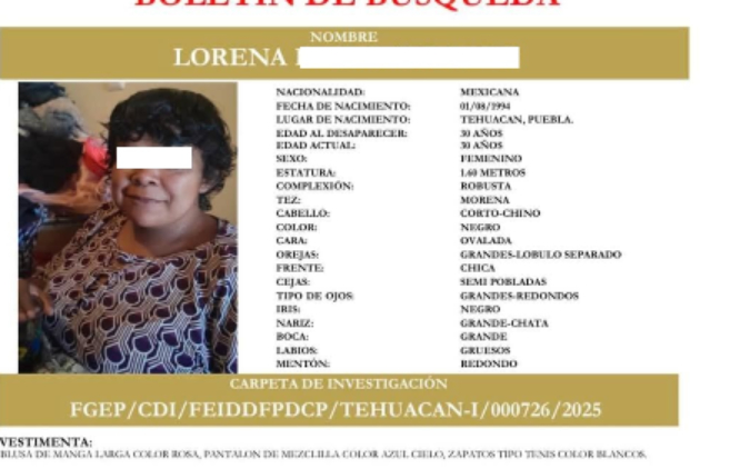 Mujer con discapacidad mental desaparecida fue localizada privada de su libertad en Miahuatlán
