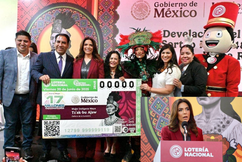 Gobierno de Chiapas y Lotería Nacional preparan Sorteo de la Reina Roja en Palenque