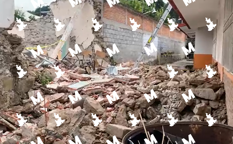 Explosión por pirotecnia en Tlaxcala dañó kínder en Chimalpa