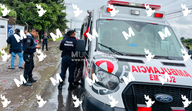 En intento de asalto hieren a un hombre y lo abandonan en la carretera Texmelucan-El Verde