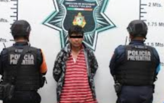 Policía de Atlixco detiene a asaltante tras robar celular