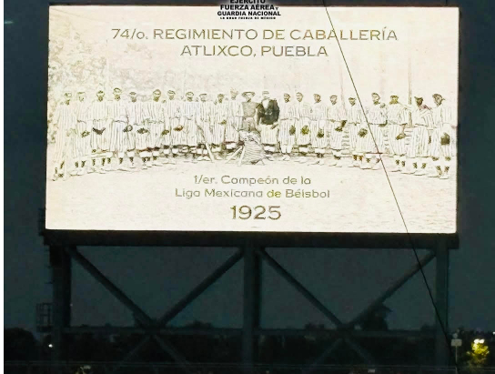 Regimiento de caballería de Atlixco: primer campeón de la LMB