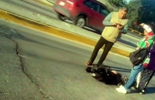Conductor se pasa semáforo y atropella a estudiante en Amozoc