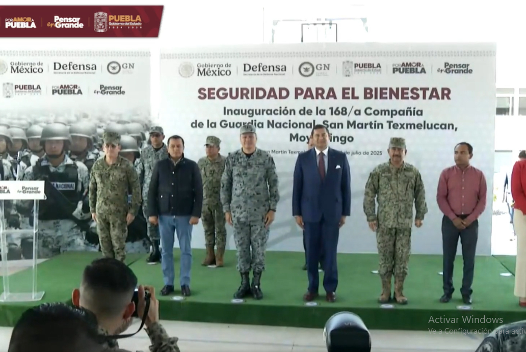 MAÑANERA Armenta inauguran Compañía de la Guardia Nacional en Texmelucan