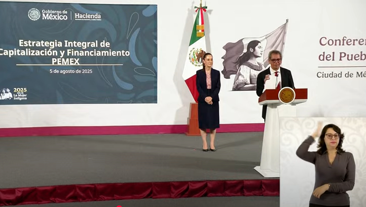 MAÑANERA Pemex dejará de recibir apoyo fiscal en 2027, anuncia Gobierno Federal