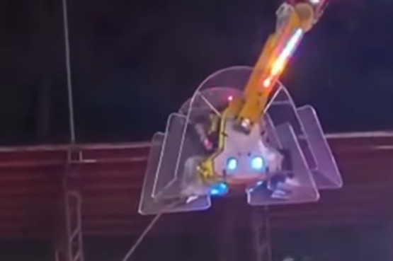 Falla juego mecánico en el recinto ferial de Zacatlán; menores quedaron atrapados