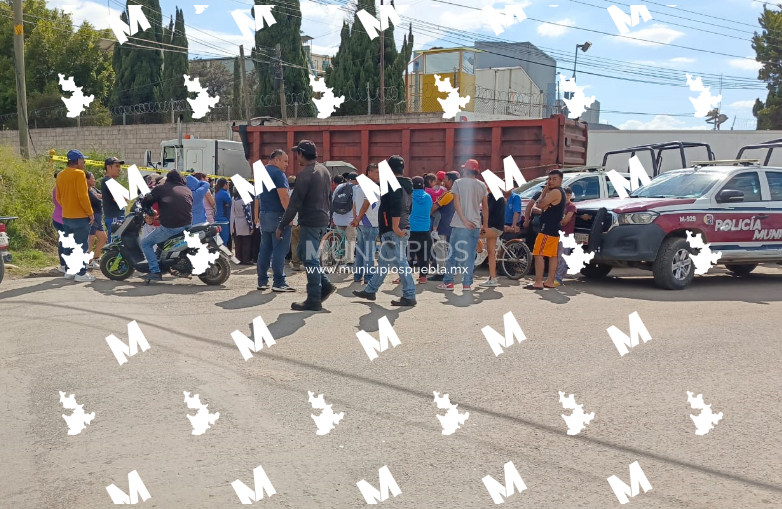 Abuelito muere tras ser atropellado por camión en Texmelucan