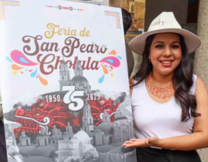 Se blindarán la Feria de San Pedro Cholula: Tonantzin Fernández
