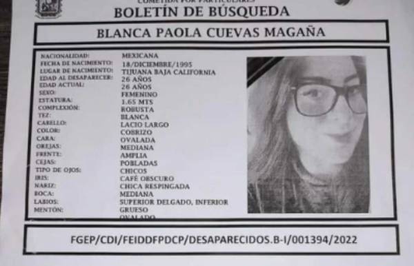 Blanca Paola de 26 años desapareció en la ciudad de Puebla