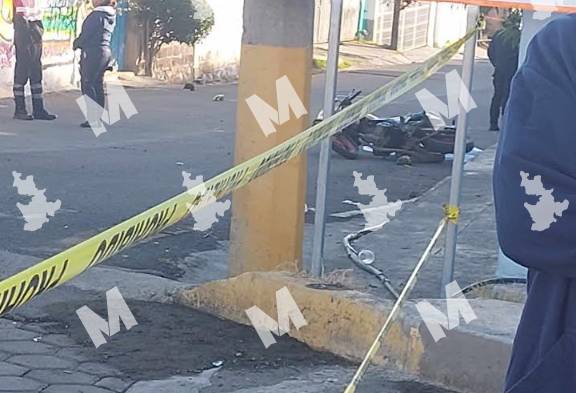 De un disparo en la cabeza ejecutan a motociclista en calles de Chiautzingo