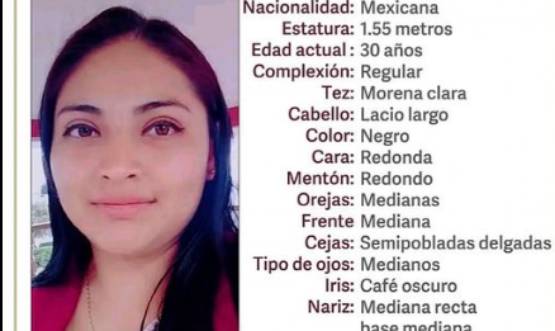 Rosa María de 30 años desapareció en el municipio de Guadalupe Victoria