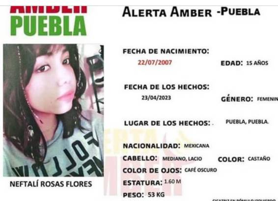 Neftalí de 15 años desapareció en la colonia La Guadalupana