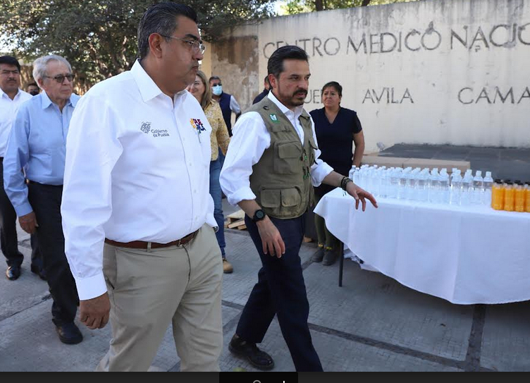 Céspedes y Zoé Robledo supervisan obras del Hospital San Alejandro