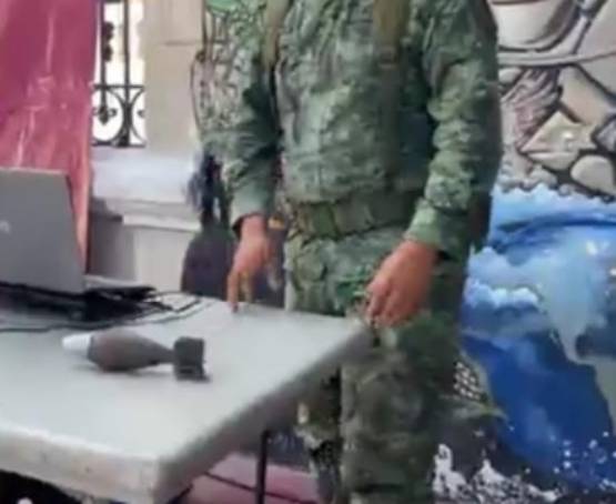 Llevan granada al canje de armas en Tehuacán 