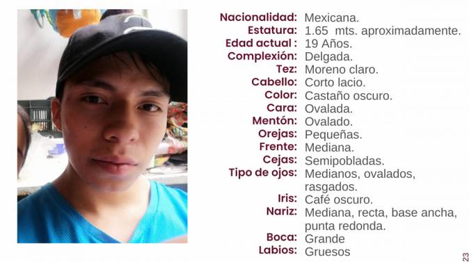 Leonardo de 19 años desapareció en el fraccionamiento La Giralda en Puebla