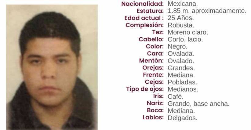 José Juan de 25 años desapareció en Palmar de Bravo