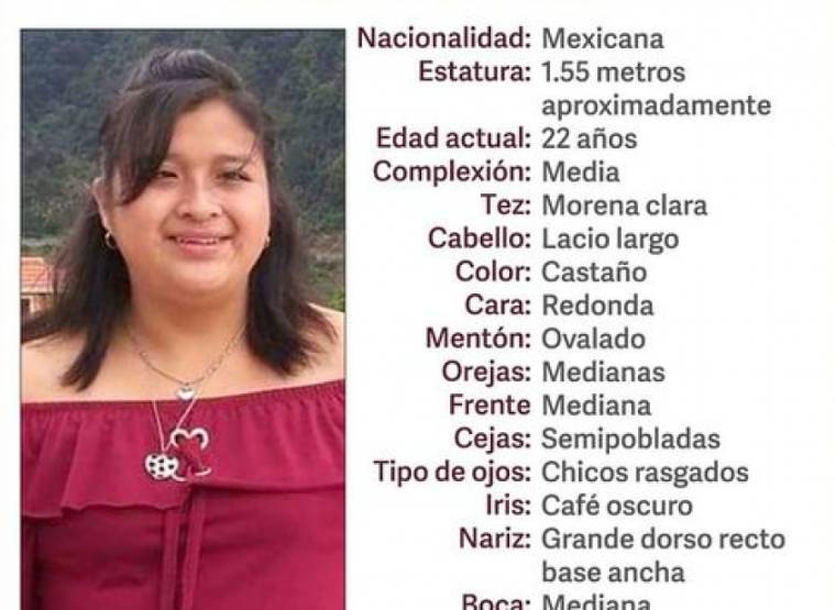 Eva de 22 años desapareció en Chignautla