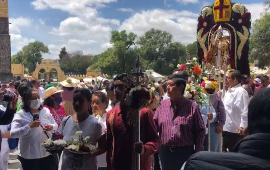 Celebran la Borrachera Espiritual en San Pedro Cholula