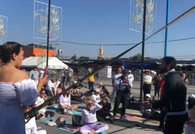 Con clase de yoga llega a su fin festival Equinoccio en San Pedro Cholula