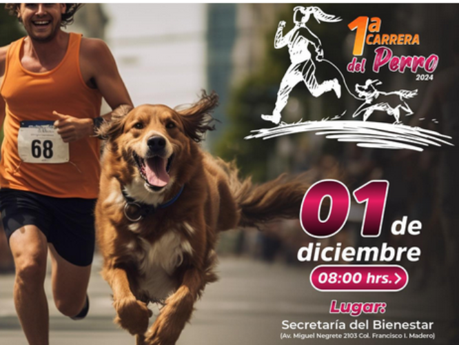 Invitan a participar en la Carrera del perro en Atlixco