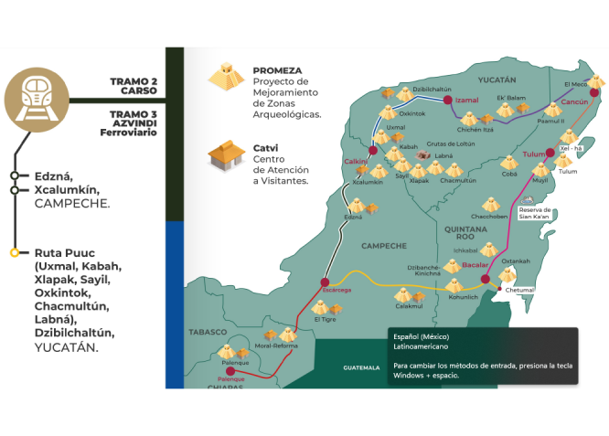 Hallan en obras del Tren Maya vestigios del primer ferrocarril en el gobierno de Porfirio Díaz