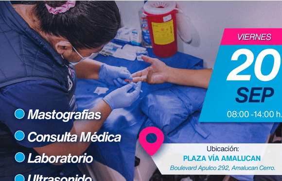 Unidades Preventivas de Salud ofrecerán servicios en Plaza Vía Amalucan y La Libertad