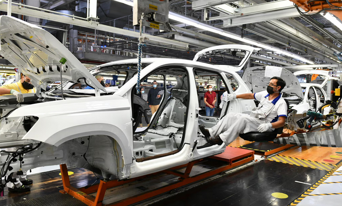 Volkswagen de México reporta alza de 39.4% en producción de vehículos en abril 