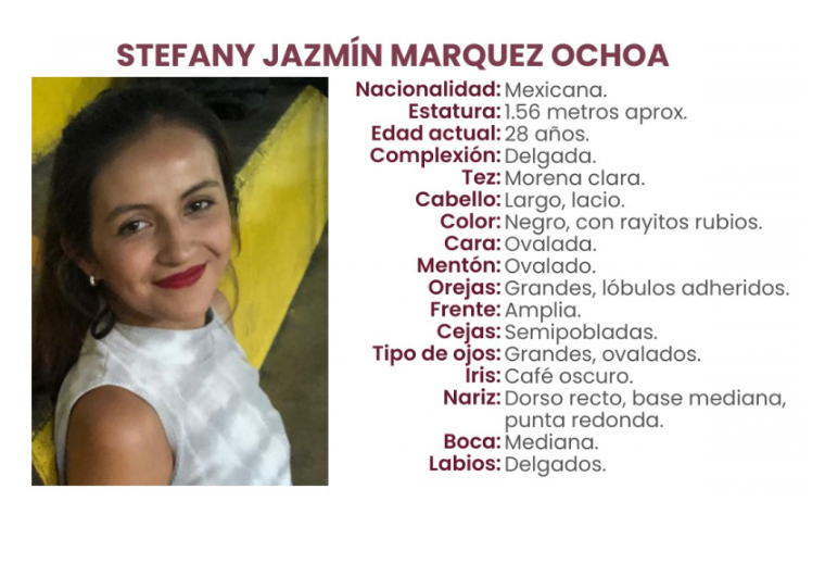 Stefany de 29 años desapareció en la colonia Bosques de San Sebastián