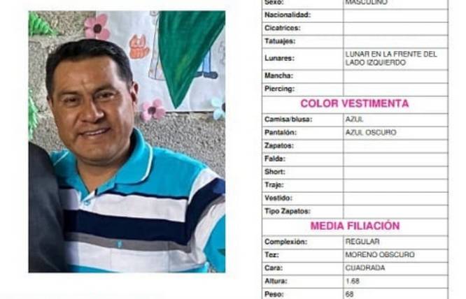 José de 43 años desapareció en San Felipe Hueyotlipan