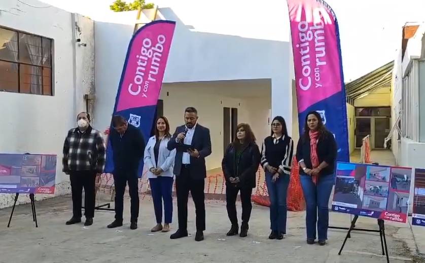 Adán Domínguez supervisa obras en las instalaciones del Sistema Municipal DIF