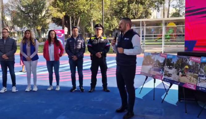 Adán Domínguez inauguró la renovación del parque Belisario Domínguez