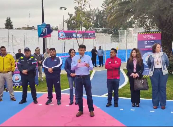 Rivera entrega rehabilitación del Parque Benito Juárez