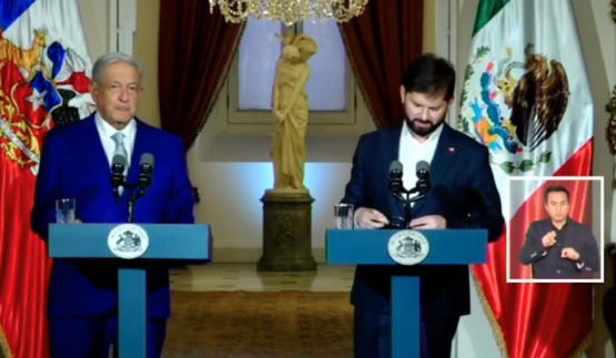 AMLO califica de abominable golpe de Estado en Chile en reunión con Boric