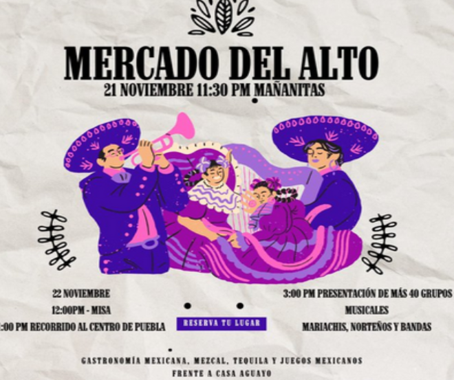 Invita Mercado del Alto a su tradicional fiesta