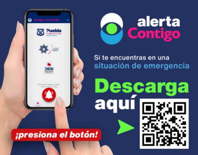 Alerta Contigo te atiende en estas fiestas decembrinas en Puebla capital