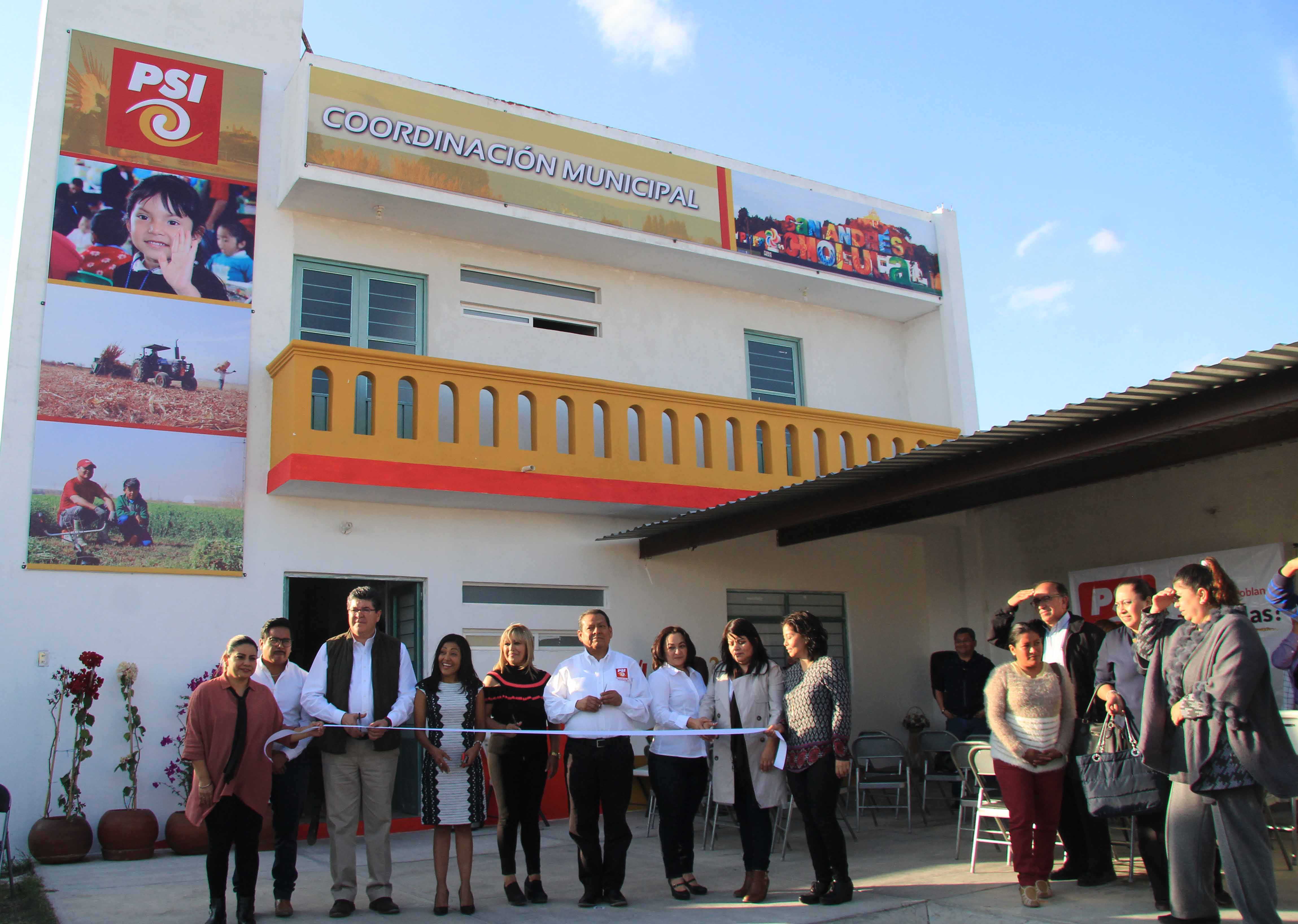 Inaugura PSI oficinas de Coordinación Municipal en San Andrés