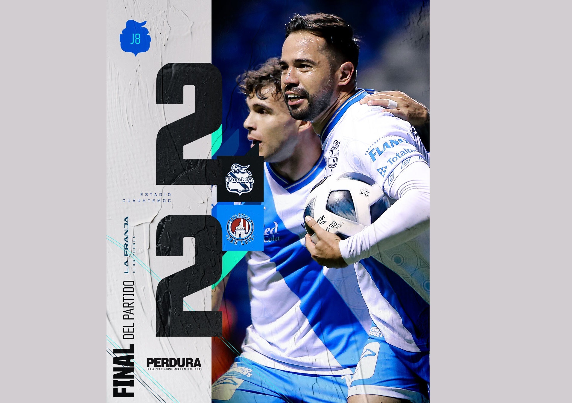 El Puebla ilusiona pero le empatan a dos goles en el último minuto