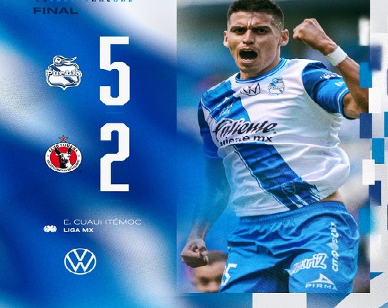 Partidazo, Puebla le gana 5 a 2 a Tijuana