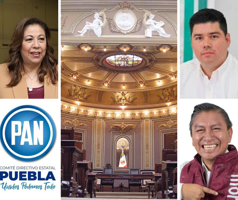 ¿Quiénes son los coordinadores de bancada en el Congreso de Puebla?