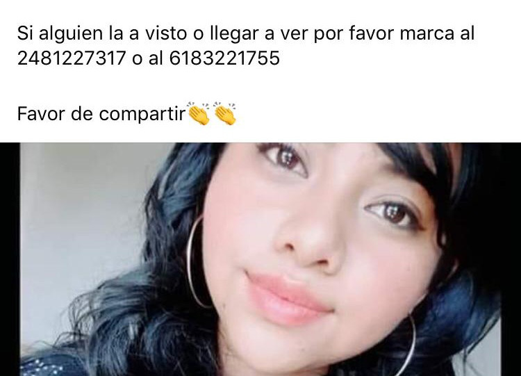 Buscan a quinceañera que se extravió en Chiautzingo