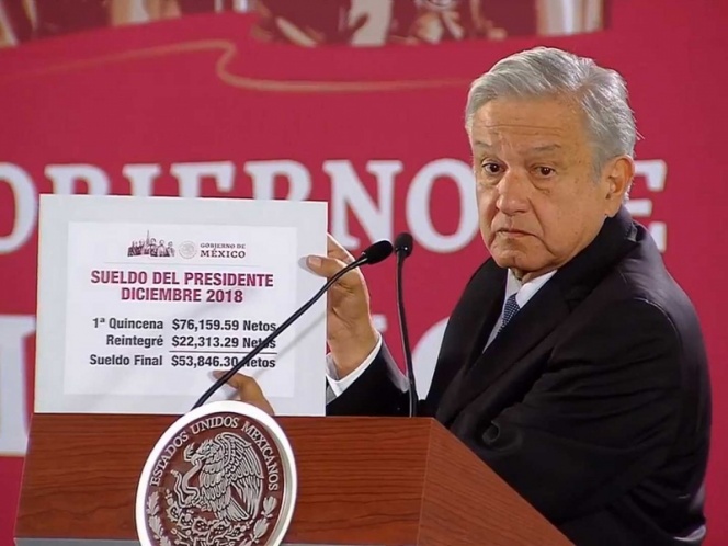 Devuelve AMLO más de $22 mil pesos de su quincena