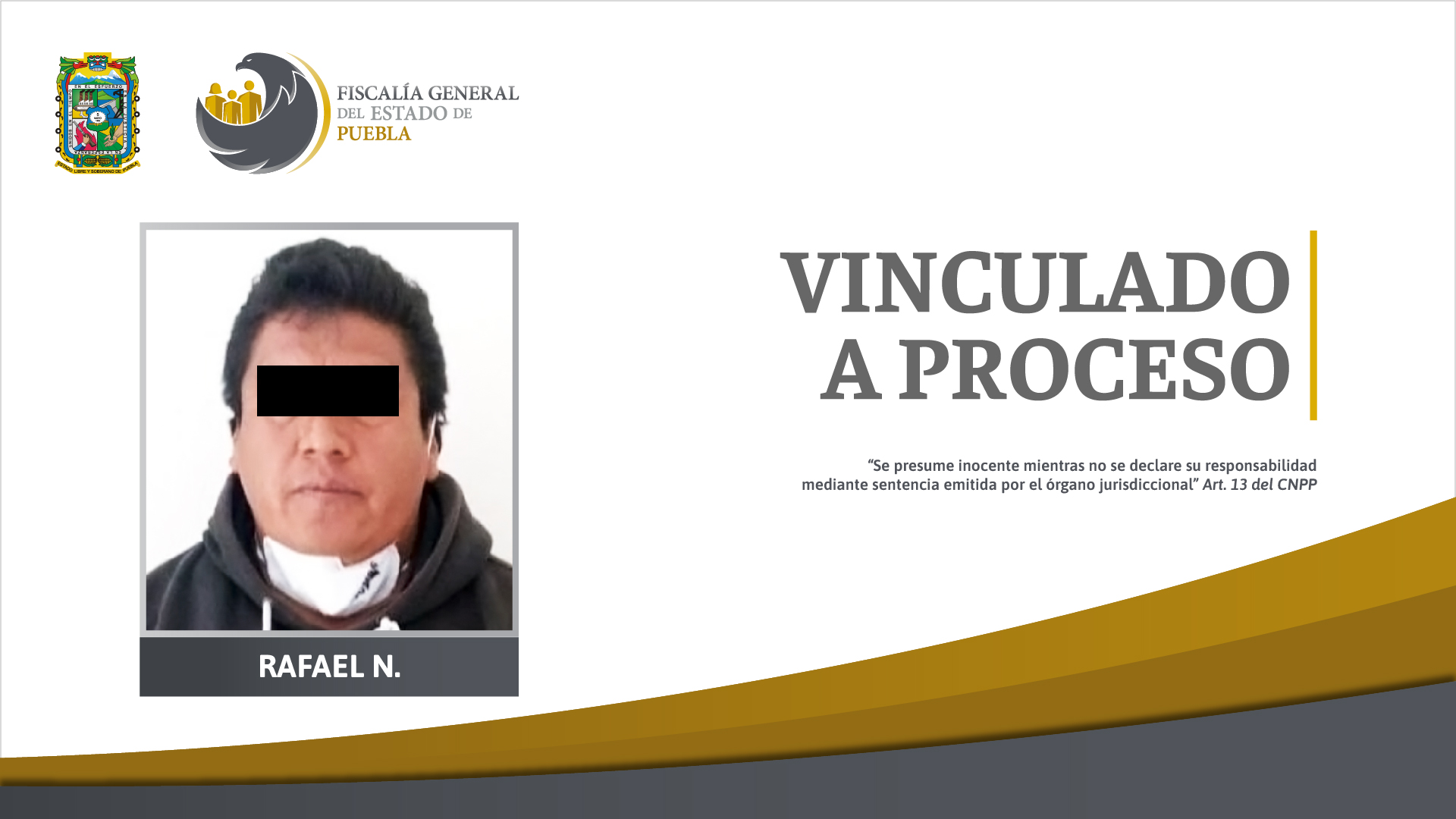 Rafael cae por abuso sexual contra la hija de su pareja en Xonacatepec