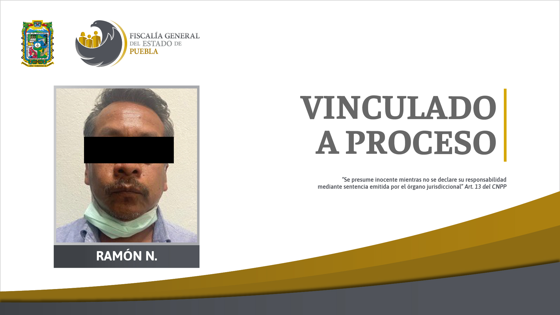 Ramón violó a su hijastra de 13 años durante un año en Puebla capital
