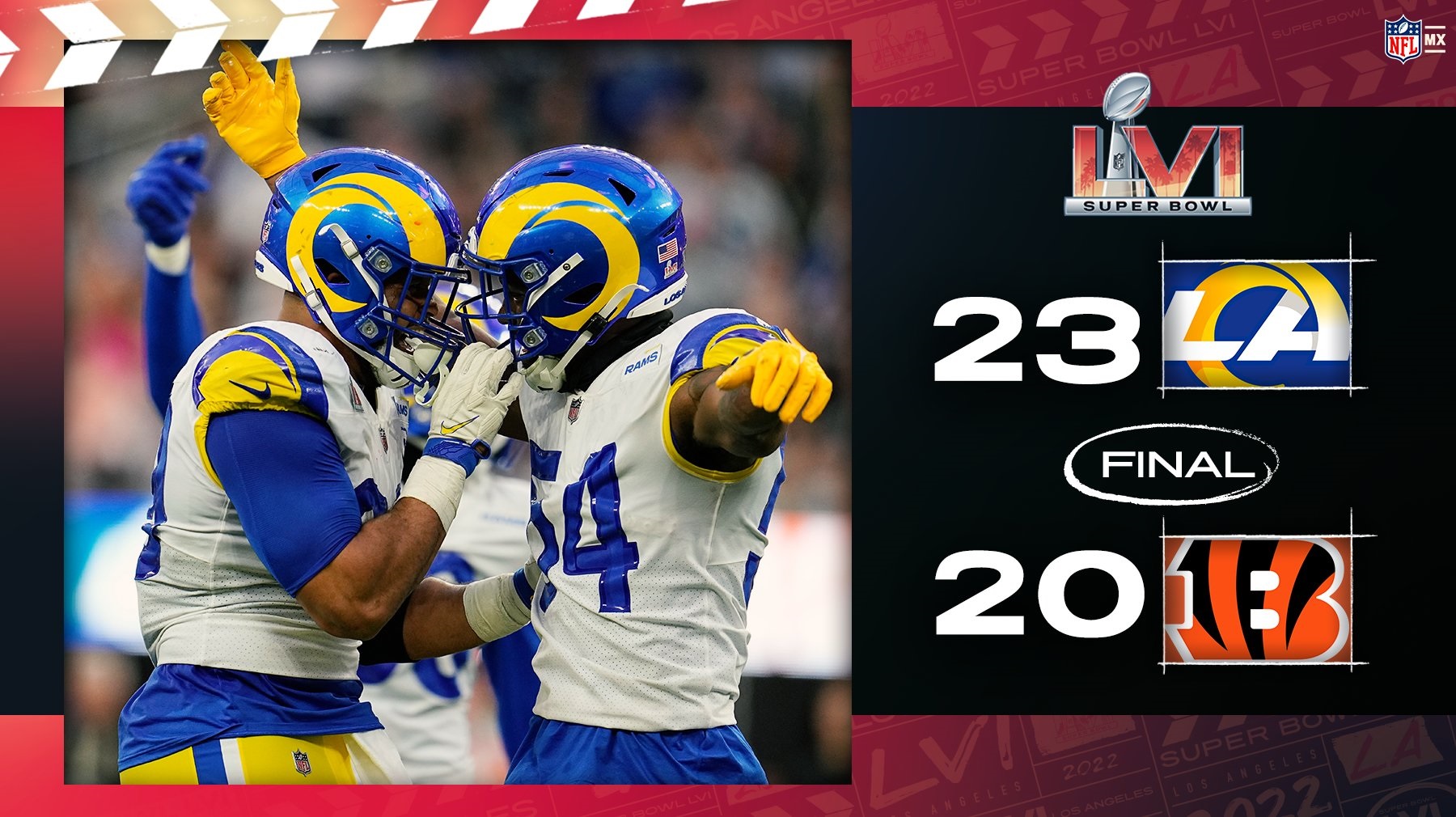 Los Rams se comen a los Bengals y ganan el Super Bowl