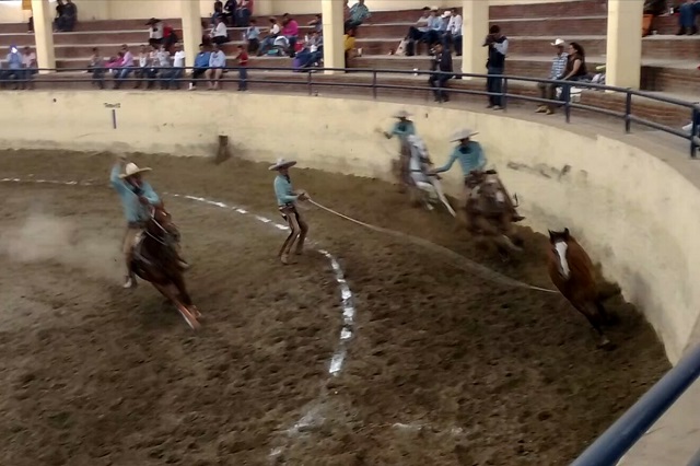 Realizan en Nopalucan Campeonato Estatal de Charrería Puebla 2016 