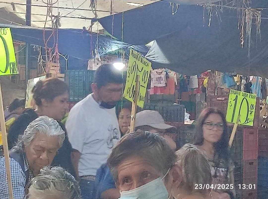Exhiben presencia de carteristas en el mercado La Purísima en Tehuacán