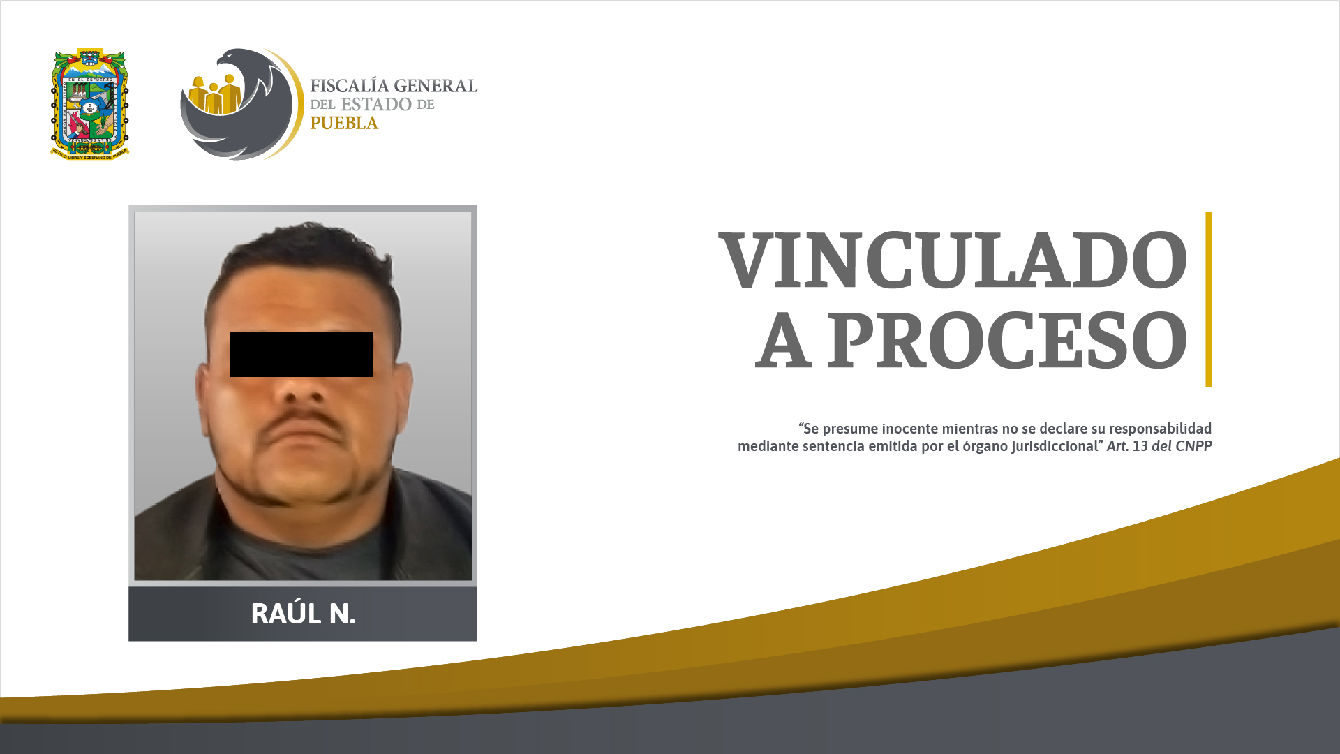 Vinculan a proceso a Raúl por violar a abuelita en Chiautla de Tapia