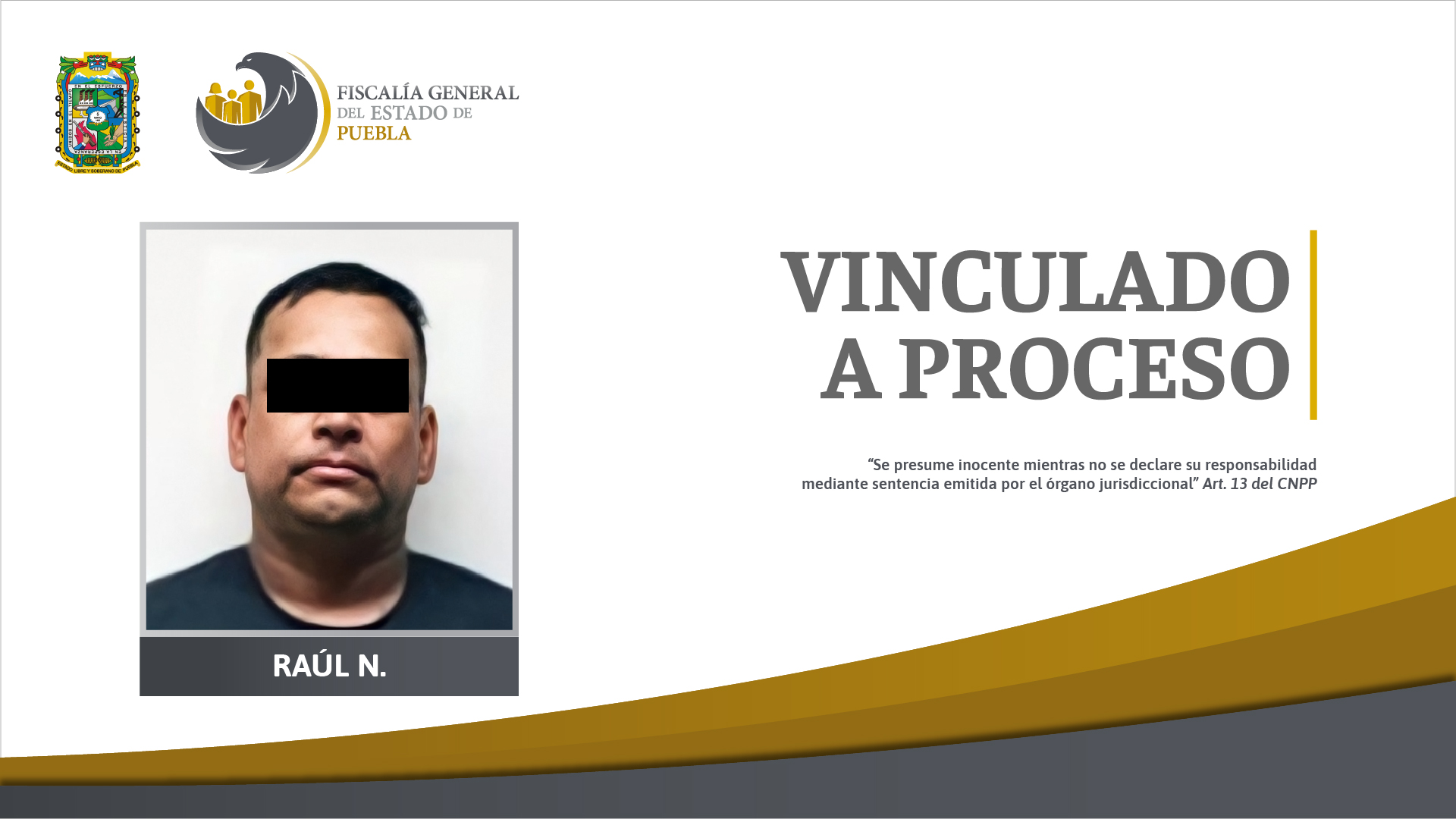 Ex director de Seguridad Pública de Ajalpan es vinculado a proceso