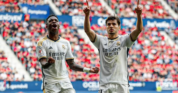 De la mano de Vinícius, Real Madrid sigue imparable