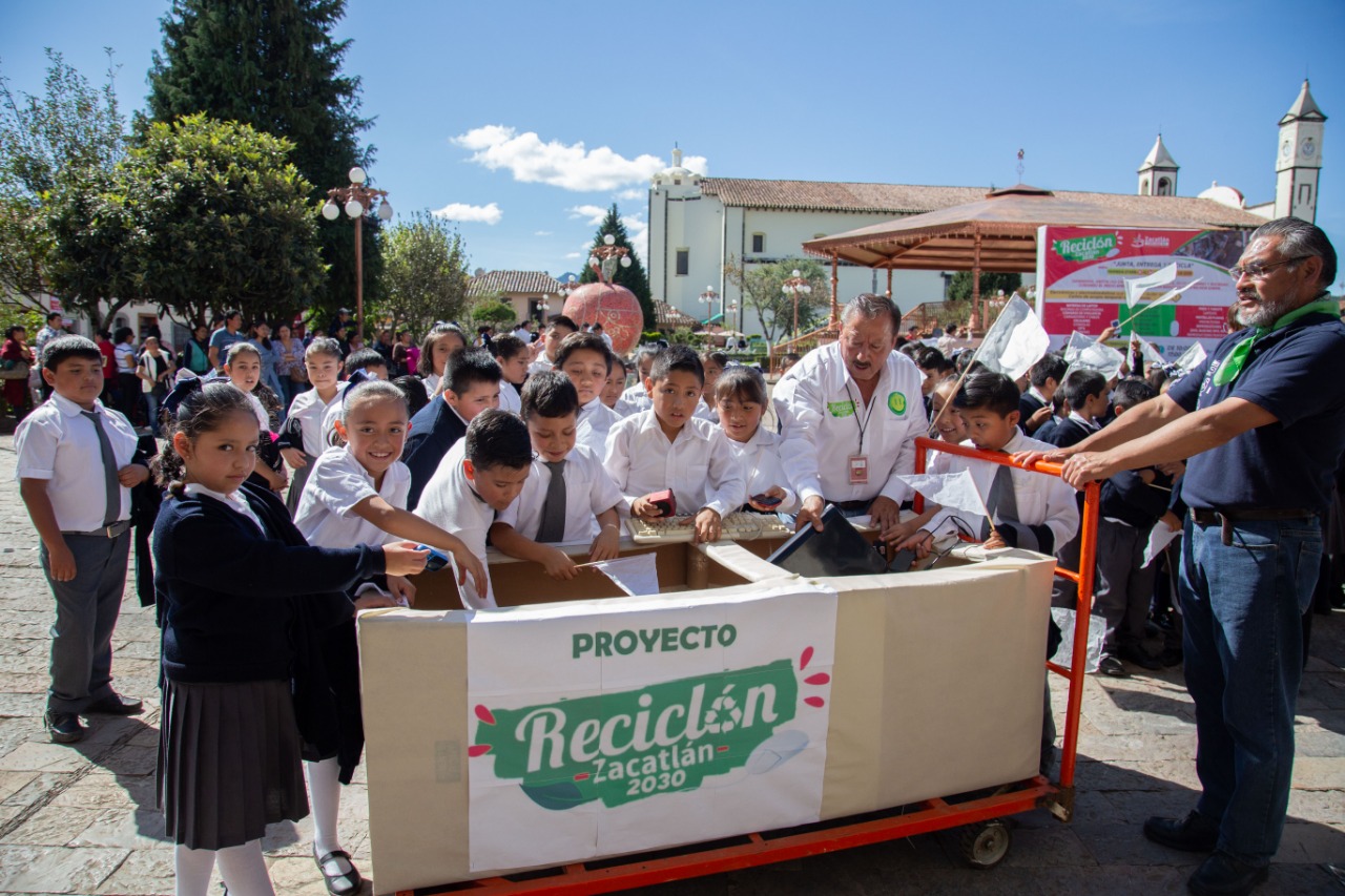 Inicia Reciclón 2030 en Zacatlán para proteger el medio ambiente